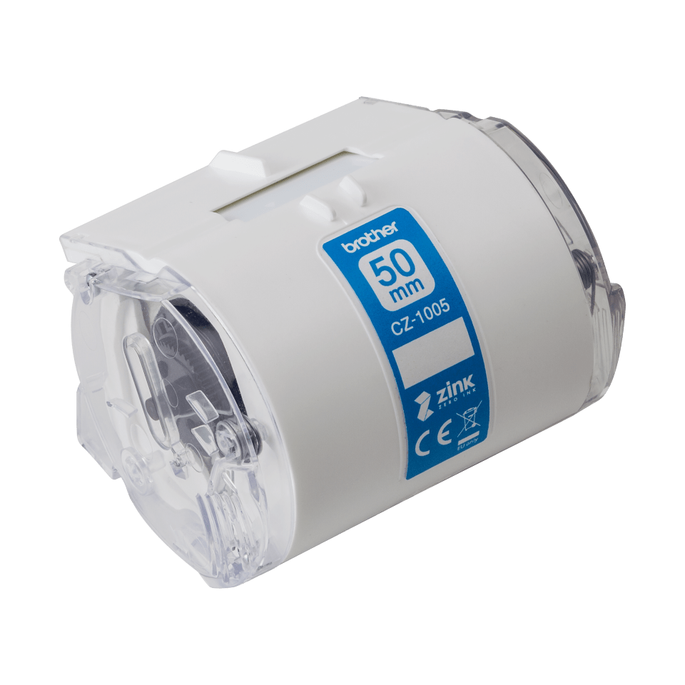Genuine Brother CZ-1005 full colour continuous label roll, 50mm wide 2